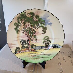 Royal Doulton Australian Gum Trees A Pattern D5506/4 Display Plate c1935 England